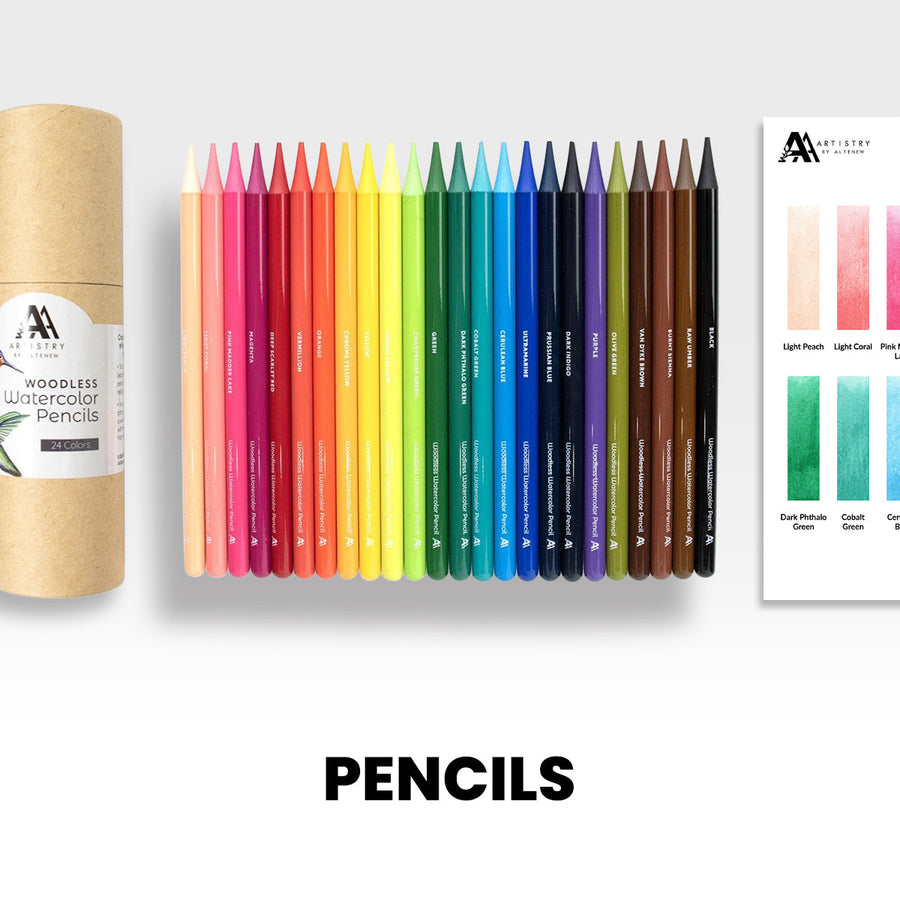 Vibrant, Brilliant, and Efficient Watercolor Pencils