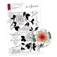 Stamp & Die & Betterpress Plates Bundle Enchanted Roses