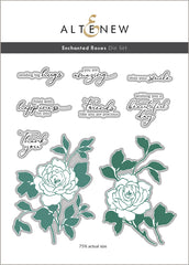 Stamp & Die & Betterpress Plates Bundle Enchanted Roses