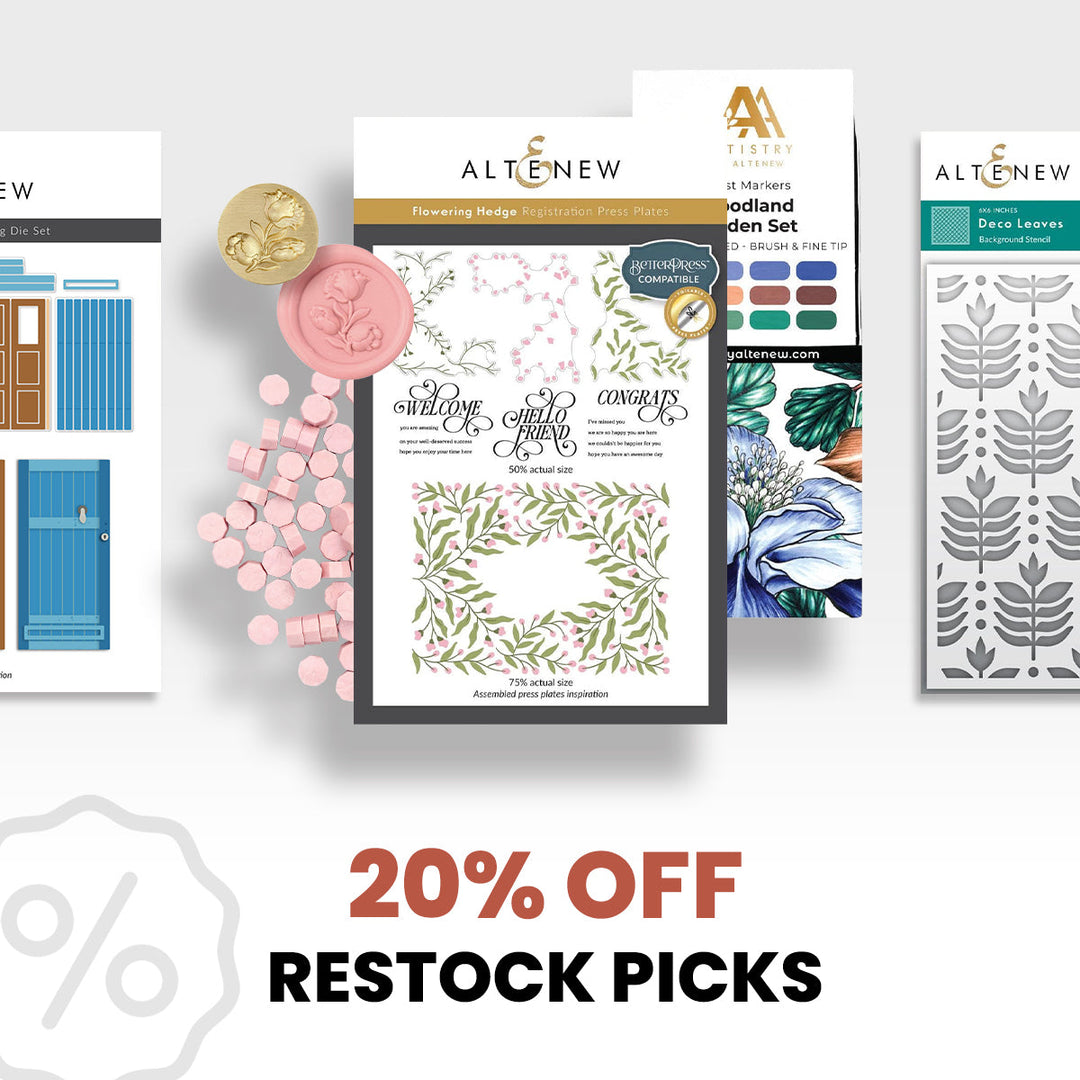 20% OFF RESTOCK PICKS