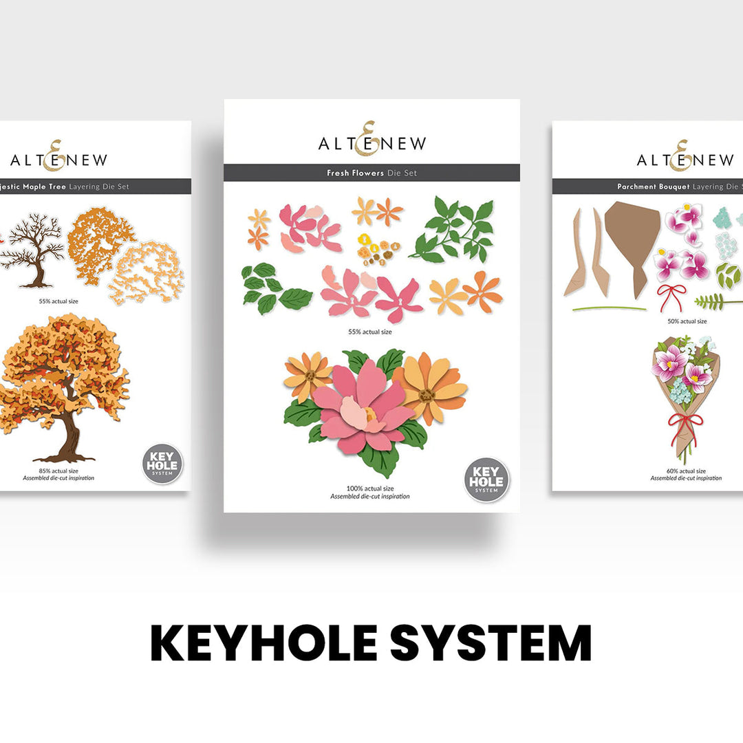 Altenew Key-Hole System for Easy 3D Layered Dies