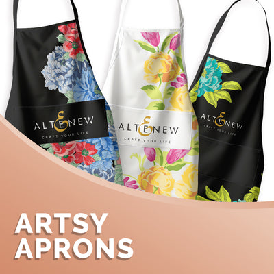 Multi-Functional and Adjustable Artsy Aprons for Crafting | Altenew