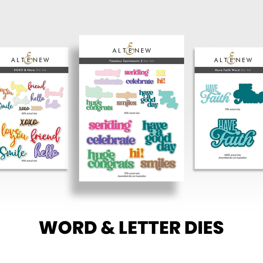 Word & Letter Dies