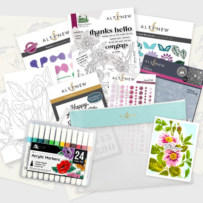 Altenew Stamps, Dies, Acrylic Markers, and Crafting Tools