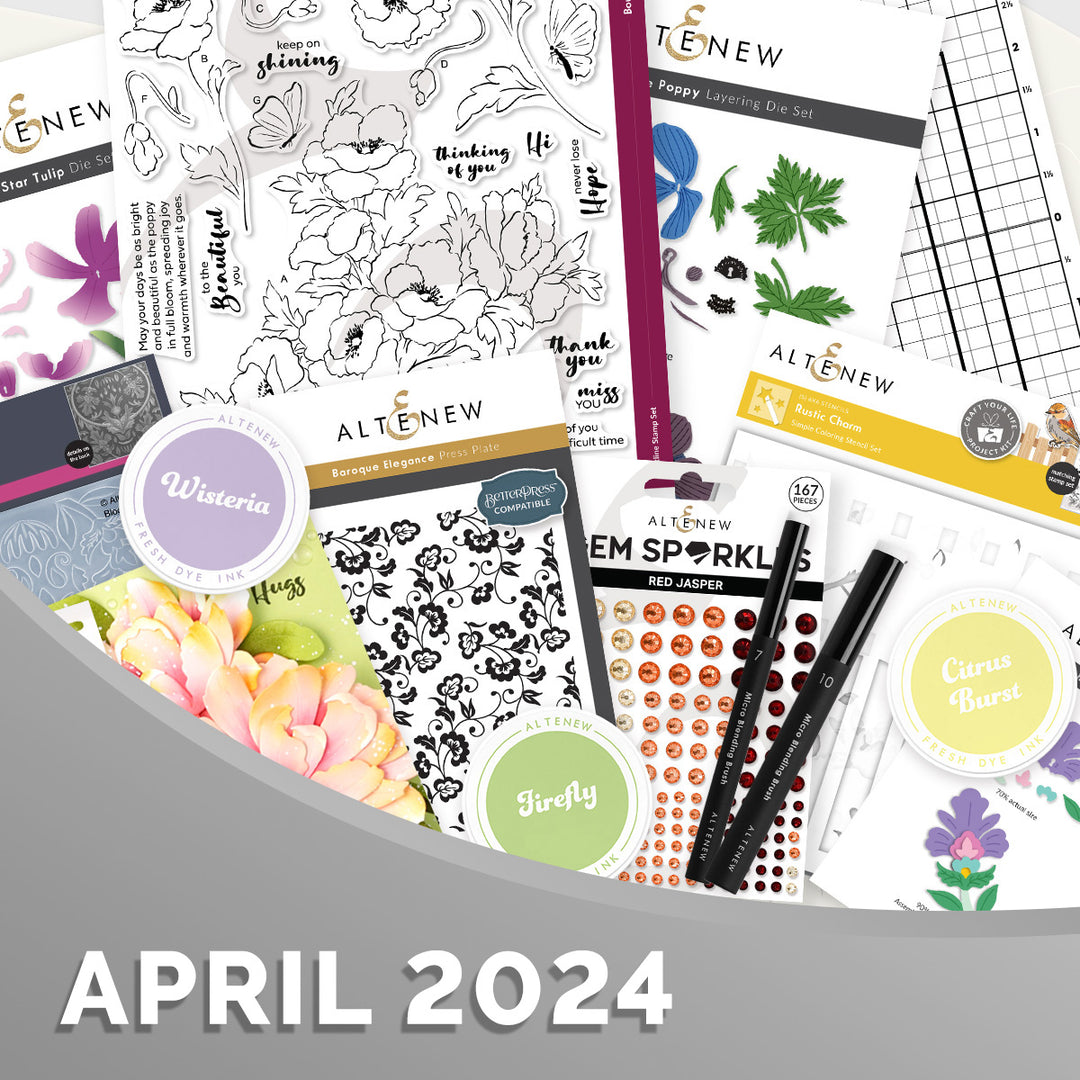 April 2024 Stamps, Dies, Stencils & Crafting Tools
