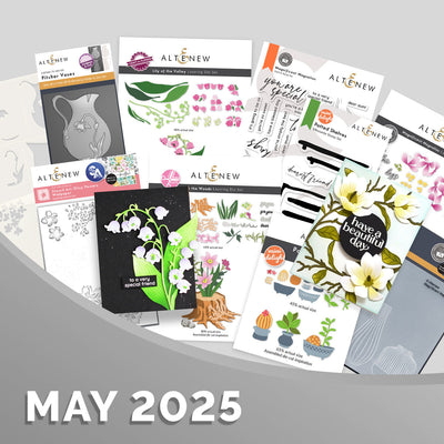 May 2025 Stamps, Stencils Dies, Embossing Folders & MORE!