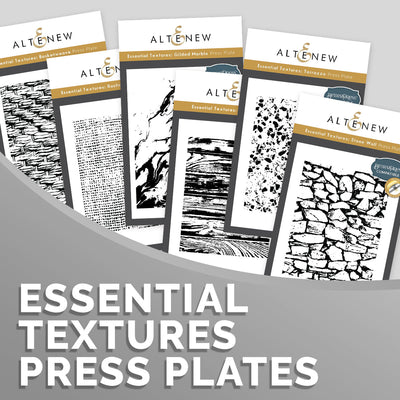 Altenew Essential Textures Press Plates/Foil Plates for Quick Cards