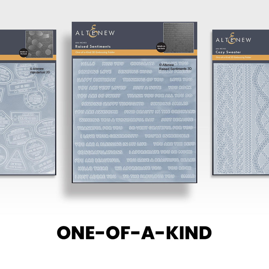 Exceptionally Elegant 3D Embossing Folders