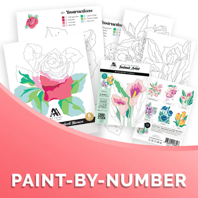 Altenew Paint-by-Number Sheets for Crafters & Artists