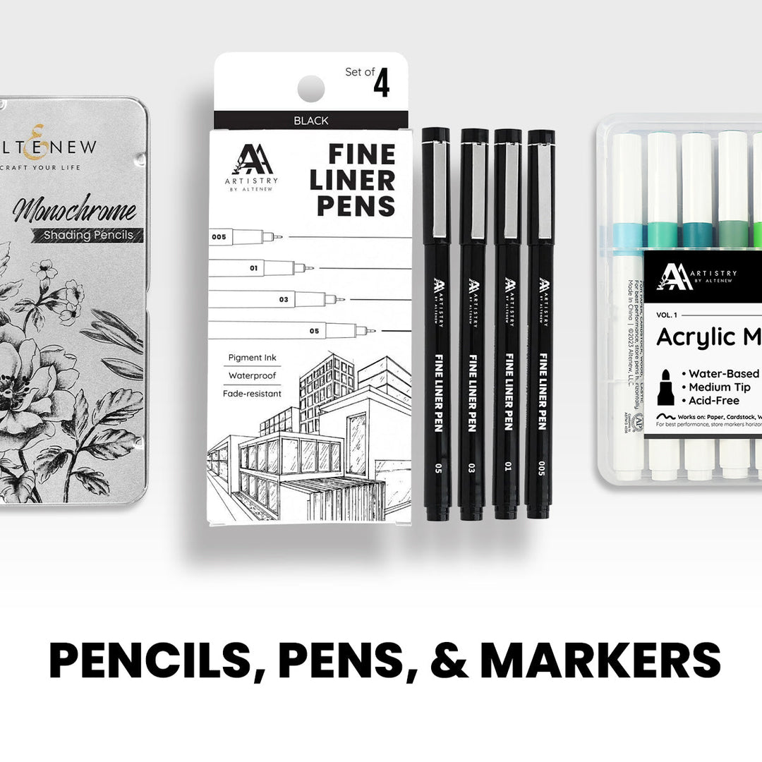 Pencils, Pens, & Markers