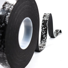 Adhesives Black Instant Dimension Foam Tape - 1/16'' x 1'' x 15m