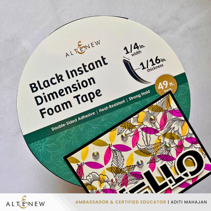 Adhesives Bundle Instant Dimension Foam Tape Bundle - Black (3 Sizes)