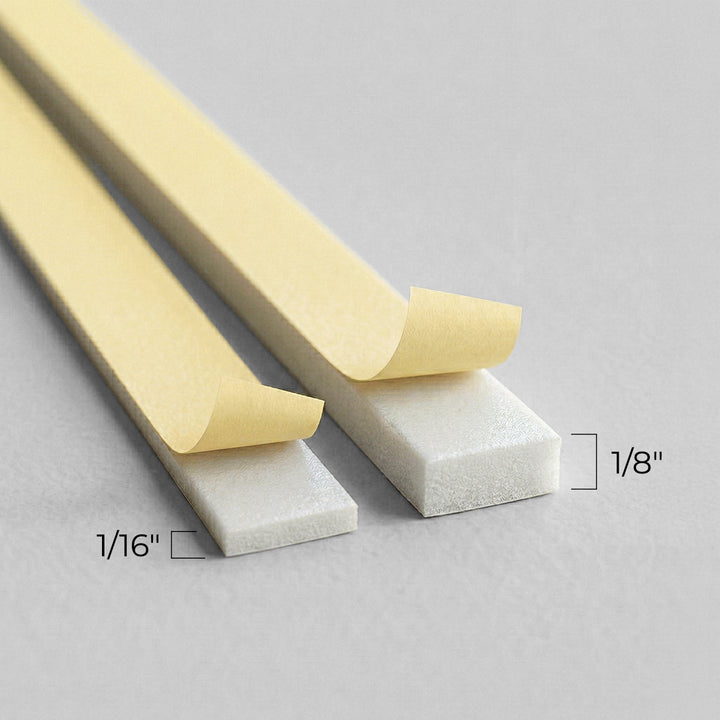 Adhesives Foam Adhesive Strips - 1/8" x 7.0" x 1/16"