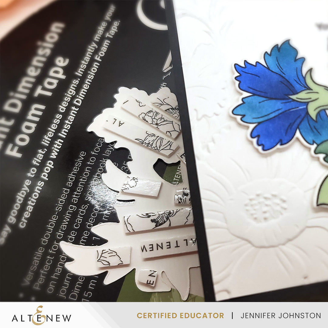 Adhesives Instant Dimension Foam Tape - 1/16'' x 1/4'' x 15m