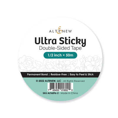 Adhesives Ultra Sticky Double Sided Tape (1/2 inch × 50m)