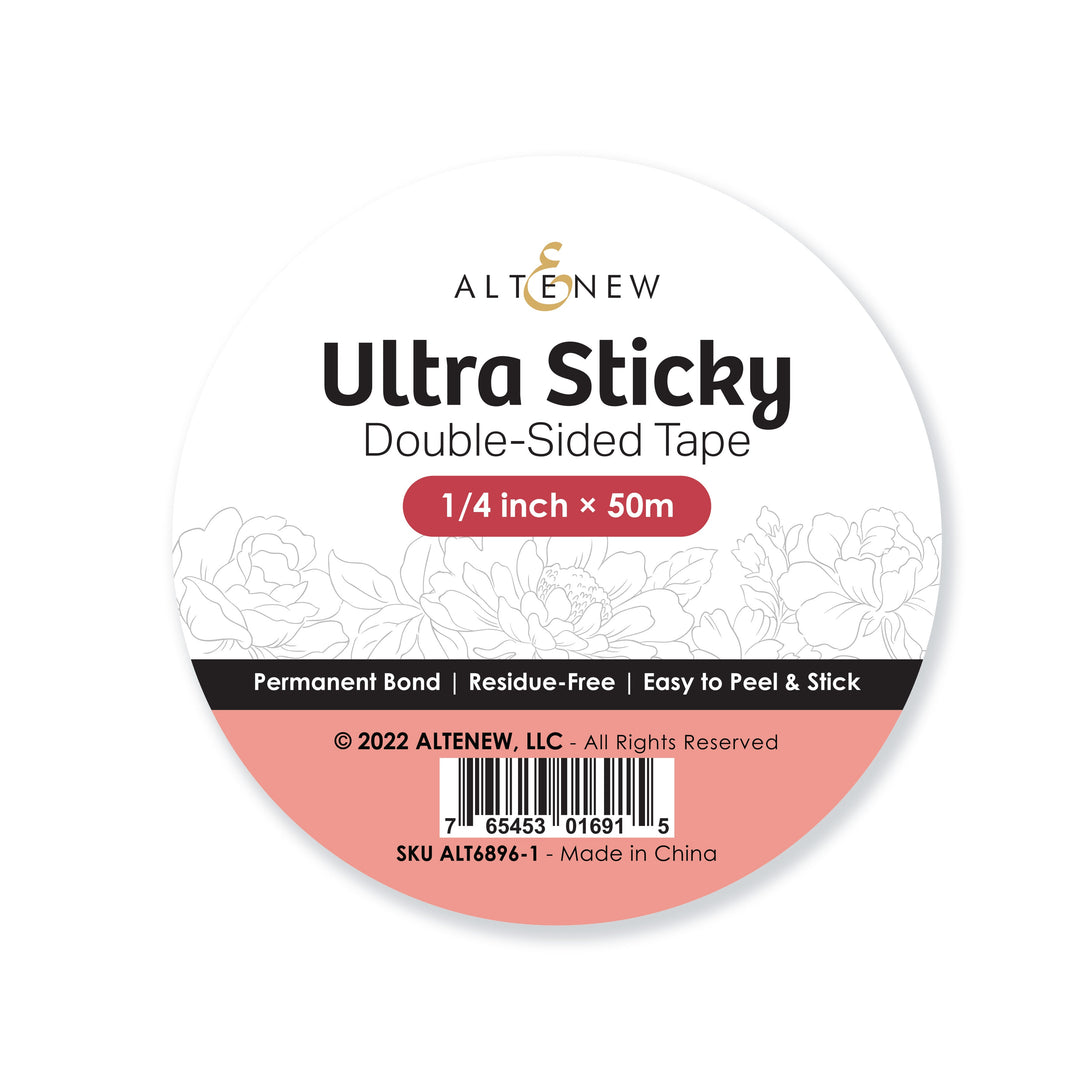 Adhesives Ultra Sticky Double Sided Tape (1/4 inch × 50m)