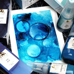Alcohol Ink Bundle Cool Summer Night Alcohol Ink