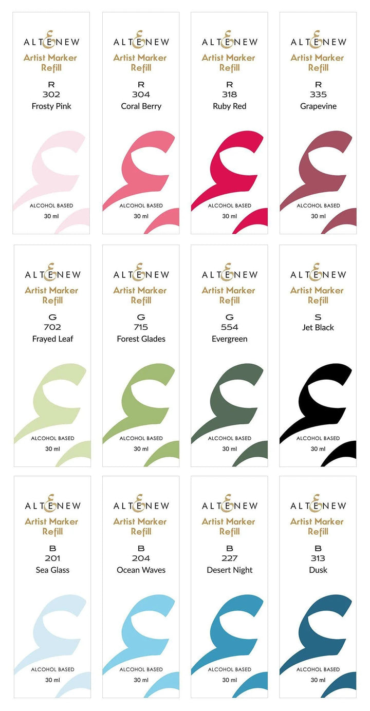 Alcohol Ink Bundle Cosmic Garden 12 Artist Alcohol Ink Set A Bundle