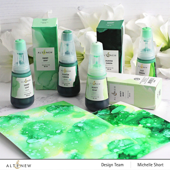 Alcohol Ink Bundle Green Meadows Alcohol Ink Bundle