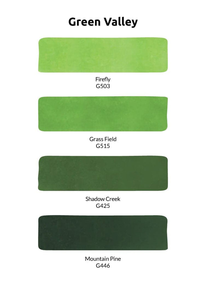 Alcohol Ink Bundle Green Valley Alcohol Ink