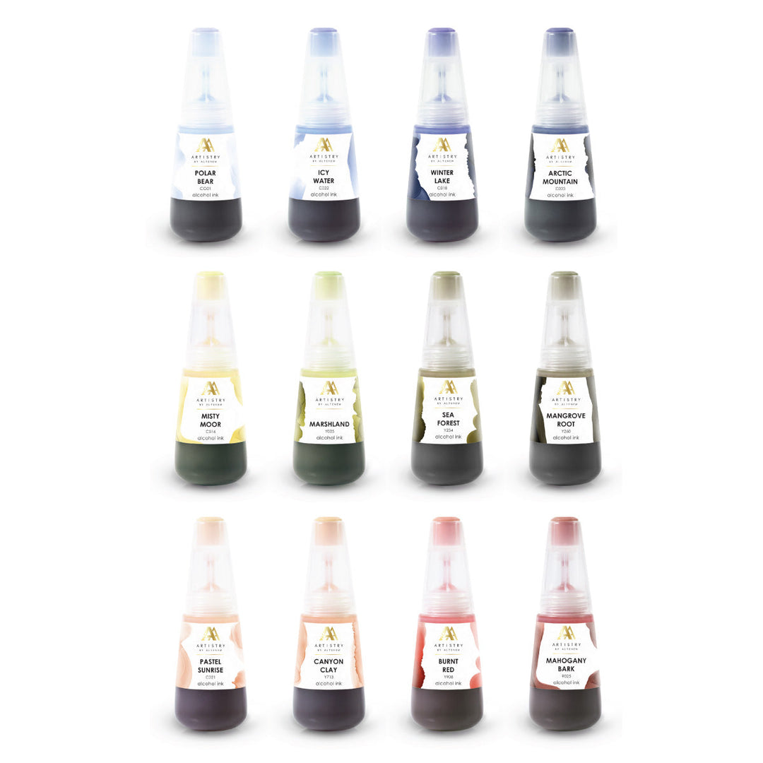 Alcohol Ink Bundle Mystic Garden Artist Alcohol Ink Set J Bundle