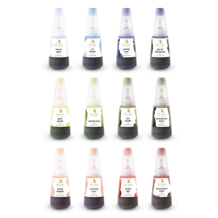 Alcohol Ink Bundle Mystic Garden Artist Alcohol Ink Set J Bundle