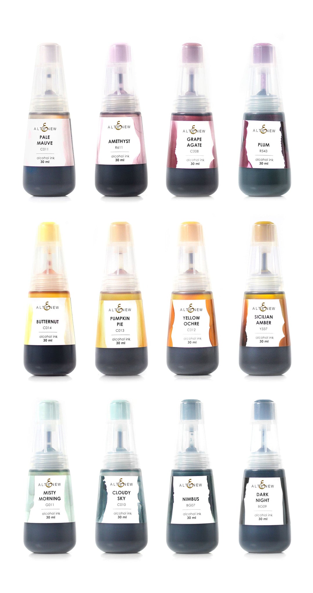 Alcohol Ink Bundle Space Garden 12 Artist Alcohol Ink Set I Bundle