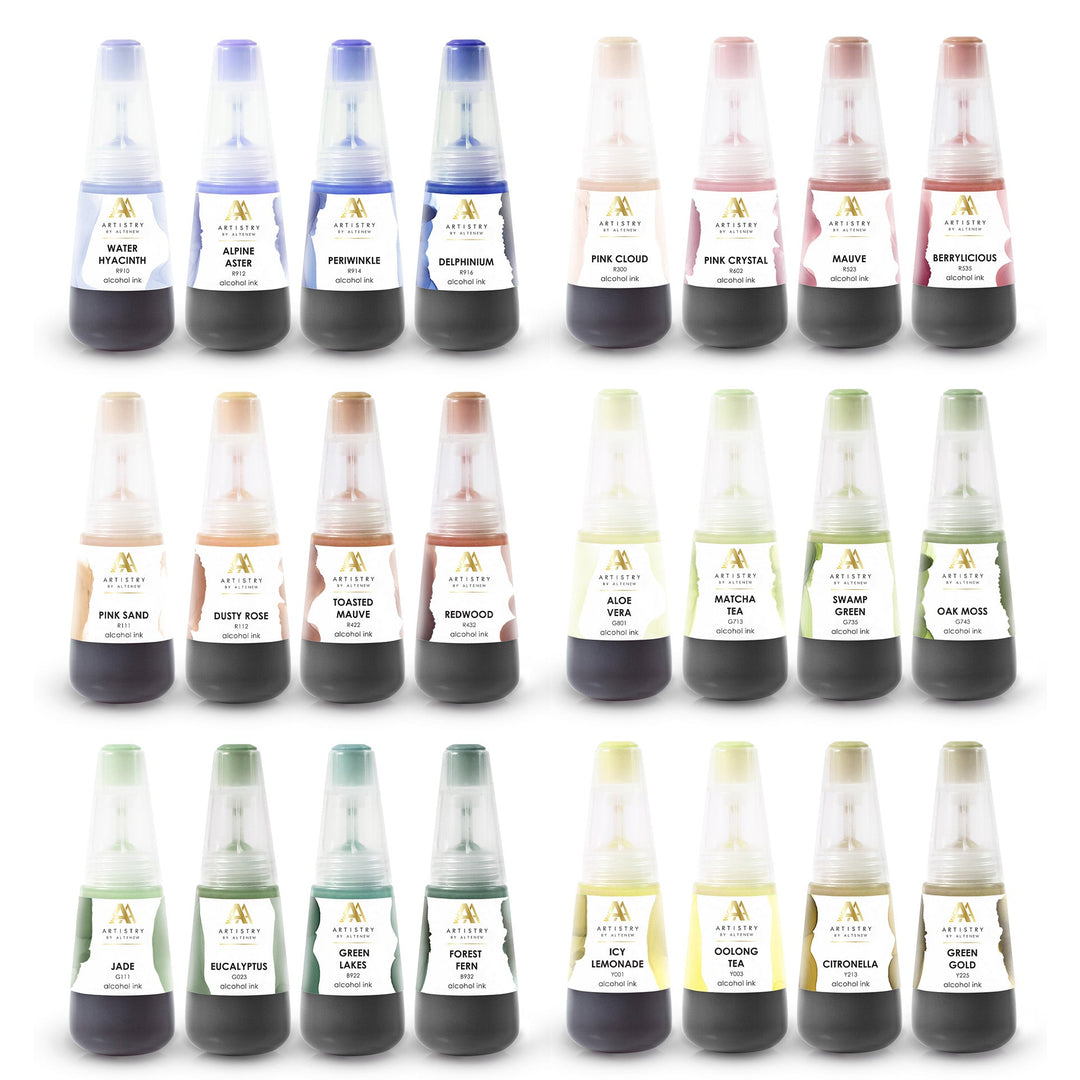 Alcohol Ink Bundle Woodland Garden & Firewood Garden Artist Alcohol Ink Bundle
