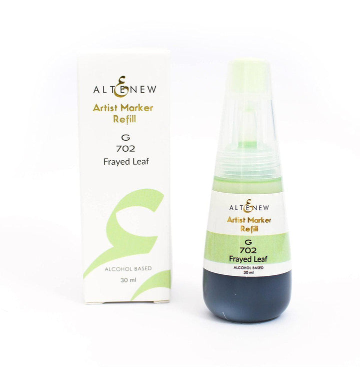 Alcohol Ink Frayed Leaf Alcohol Ink