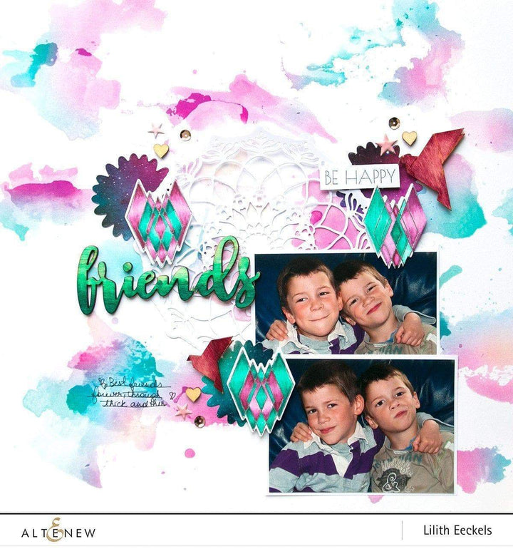 Alcohol Ink Volcano Lake Alcohol Ink