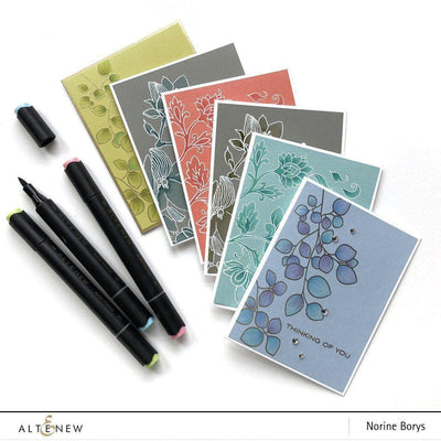 Alcohol Marker & Alcohol Ink Bundle Artist Alcohol Markers & Alcohol Ink Bundle (24 Colors)