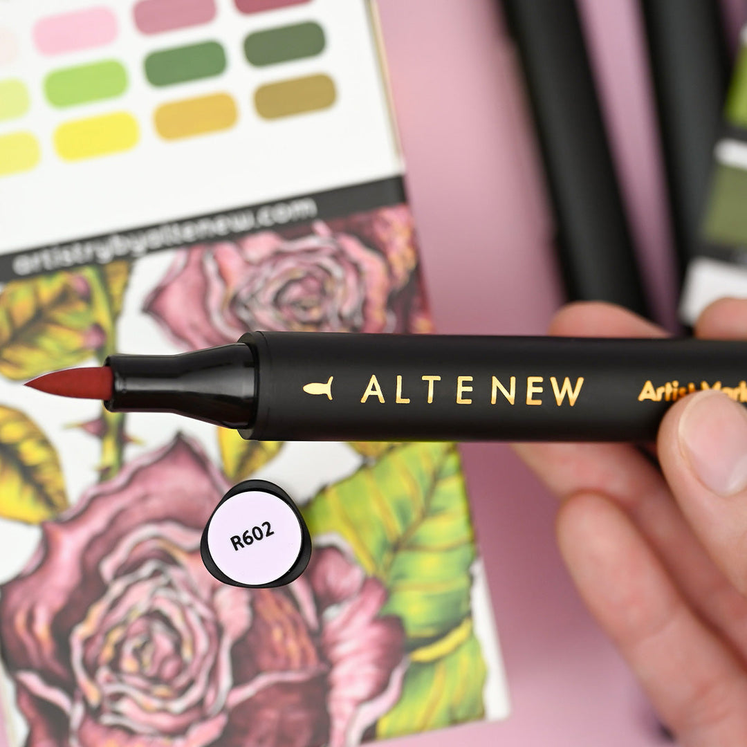 Alcohol Marker & Alcohol Ink Bundle Firewood Garden Artist Alcohol Markers Set & Alcohol Ink Bundle