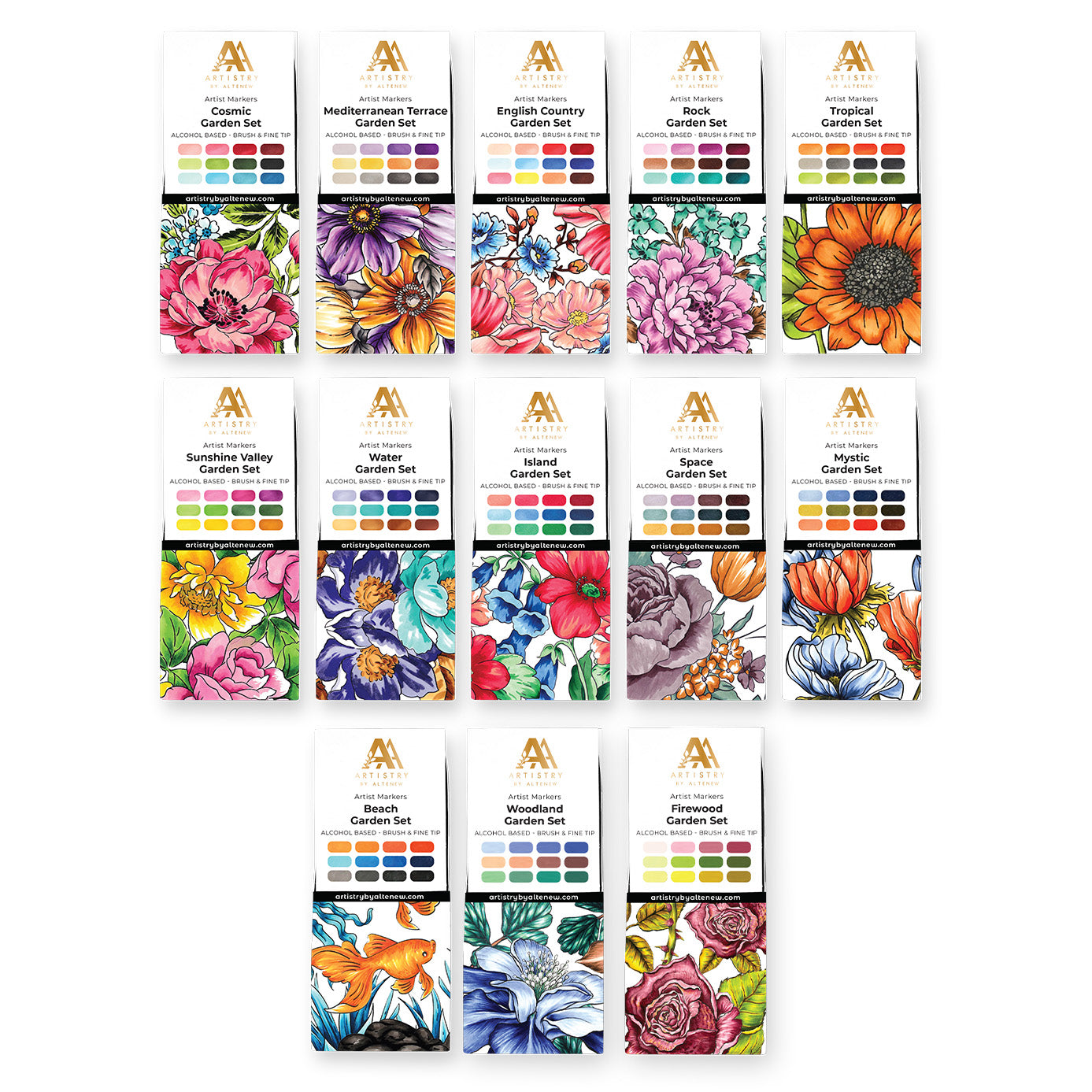 Alcohol Marker Bundle Artist Alcohol Markers Bundle (156 Colors)