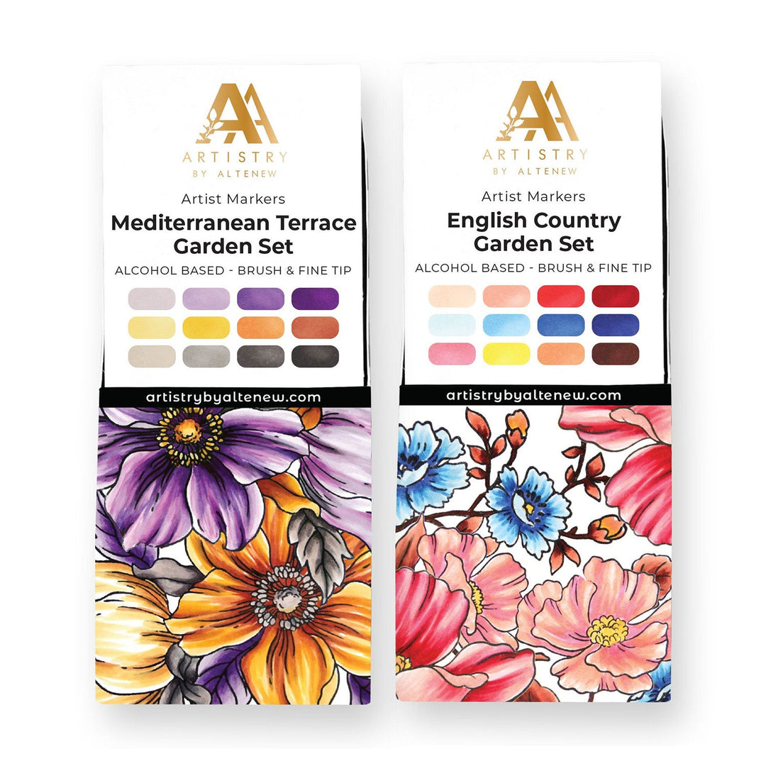Alcohol Marker Bundle Artist Alcohol Markers Bundle (24 Colors)
