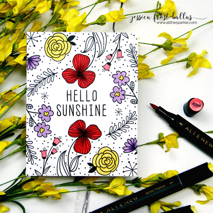 Alcohol Marker Bundle Artist Alcohol Markers Bundle (48 Colors)