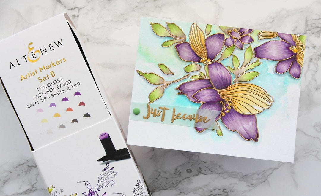 Alcohol Marker Bundle Artist Alcohol Markers Bundle (48 Colors)