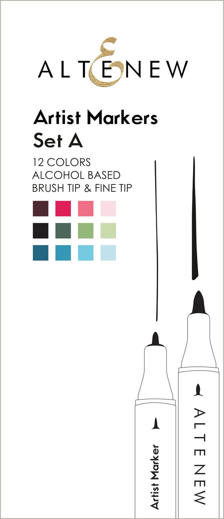 Alcohol Marker Bundle Artist Alcohol Markers Bundle (48 Colors)