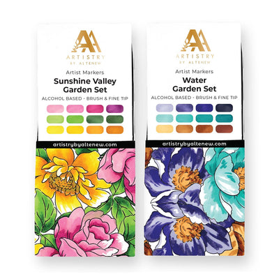 Alcohol Marker Bundle Nature's Views 24 Artist Alcohol Markers Bundle
