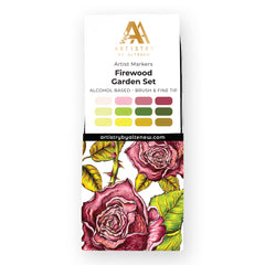 Alcohol Marker Bundle Woodland Garden & Firewood Garden Artist Alcohol Markers