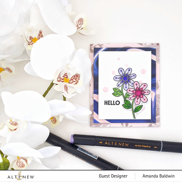 Alcohol Markers Artist Alcohol Markers Cherry Blossom Set