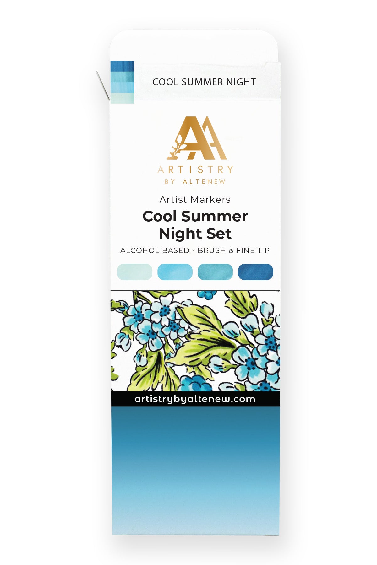 Alcohol Markers Artist Alcohol Markers Cool Summer Night Set