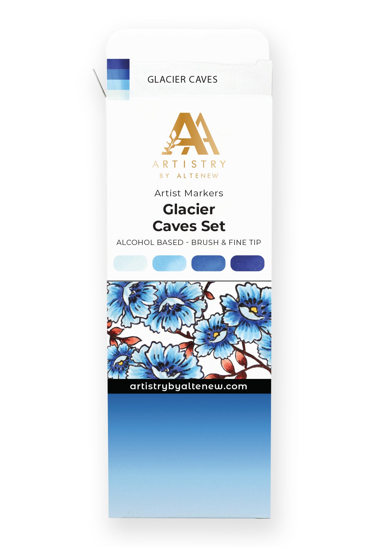 Alcohol Markers Artist Alcohol Markers Glacier Caves Set