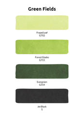 Alcohol Markers Artist Alcohol Markers Green Fields Set