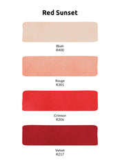 Alcohol Markers Artist Alcohol Markers Red Sunset Set