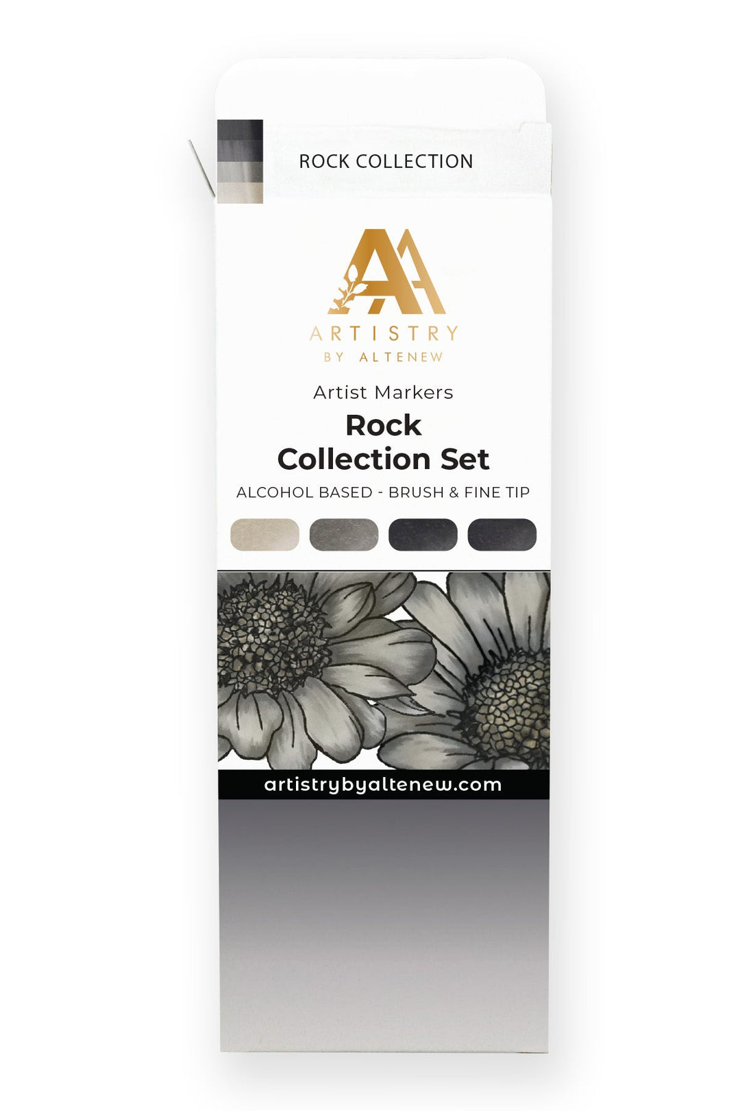 Alcohol Markers Artist Alcohol Markers Rock Collection Set