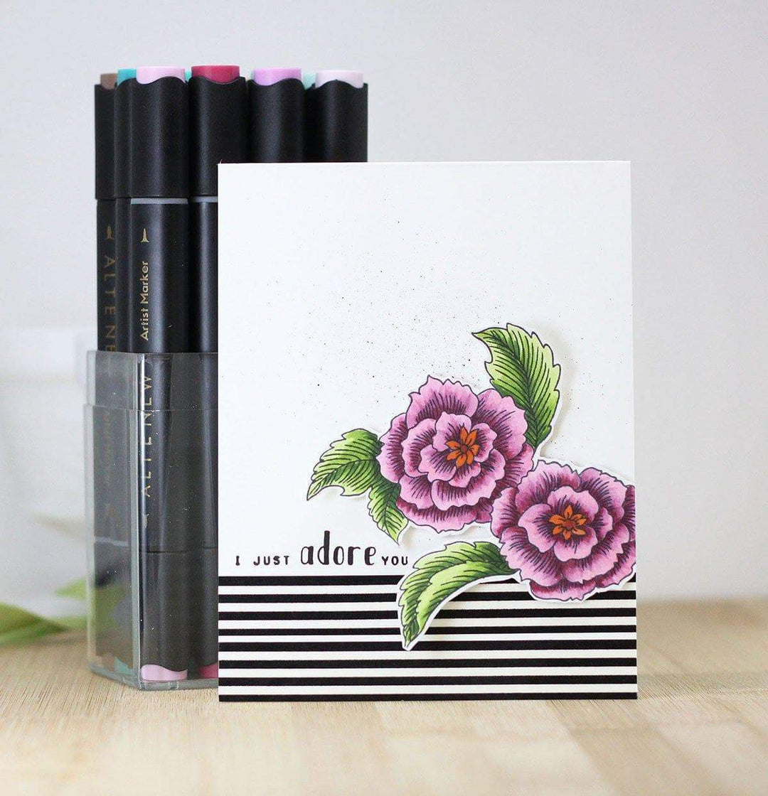 Alcohol Markers Artist Alcohol Markers Rose Petal Set