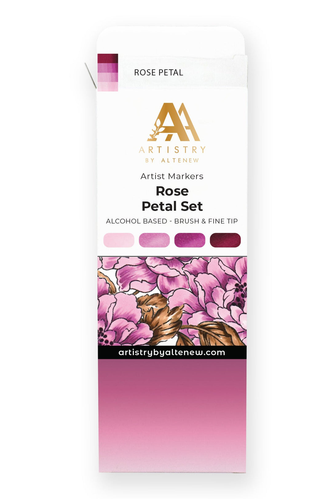 Alcohol Markers Artist Alcohol Markers Rose Petal Set