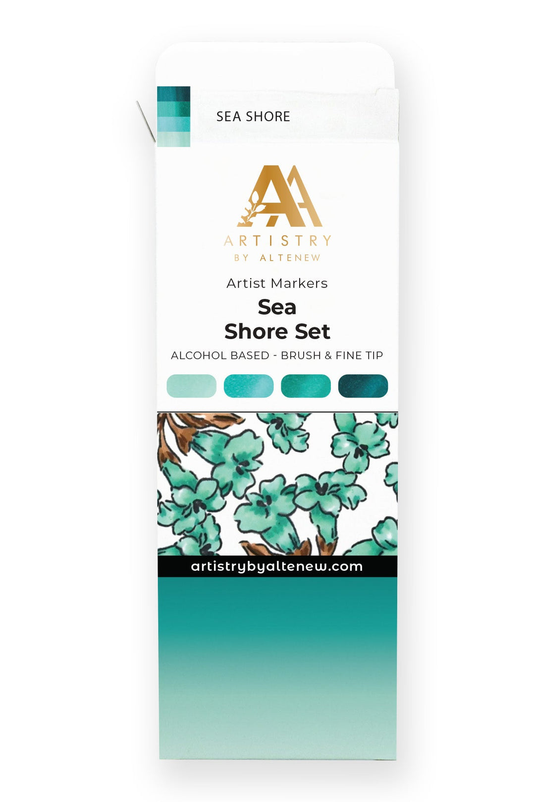 Alcohol Markers Artist Alcohol Markers Sea Shore Set