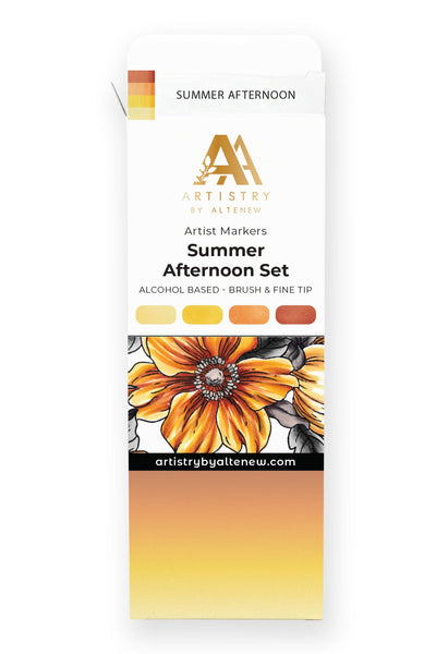 Alcohol Markers Artist Alcohol Markers Summer Afternoon Set