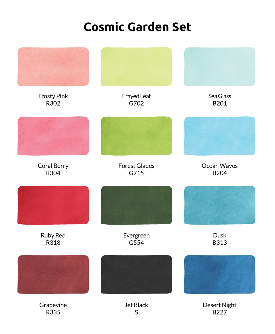 Alcohol Markers Cosmic Garden Artist Alcohol Markers Set A